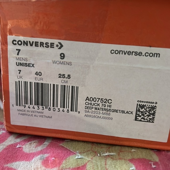 Converse Chuck 70 Canvas size 9 NIB - Picture 7 of 7